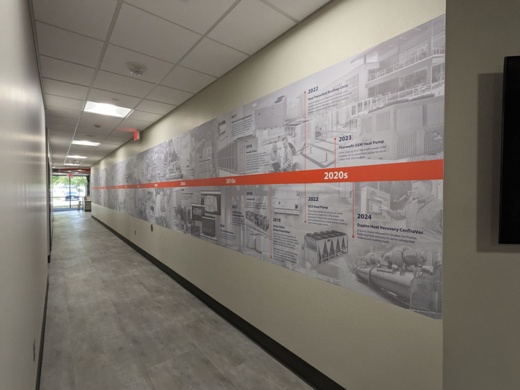Building 13 Heating History Wall Mural